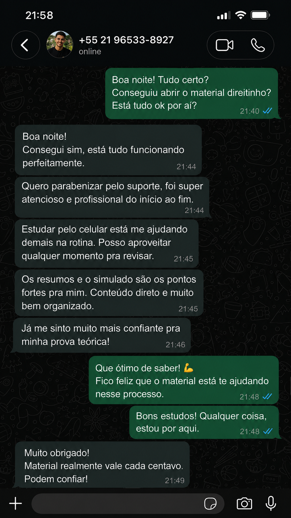 Depoimento de aluno do ROTA CNH 4